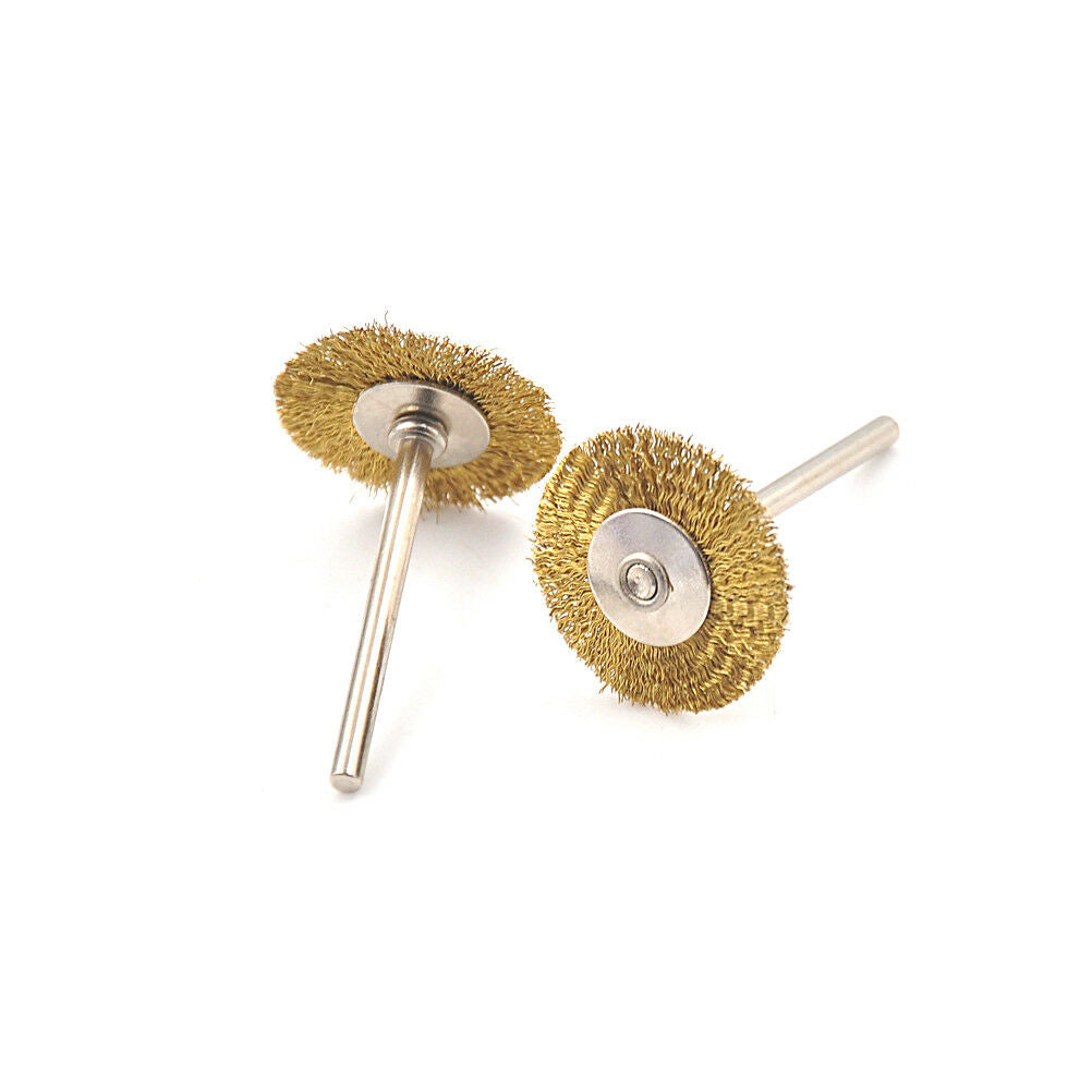 5Pcs 25mm Polishing Brush Wire Wheel Brushes for Drill Rotary Tool DD