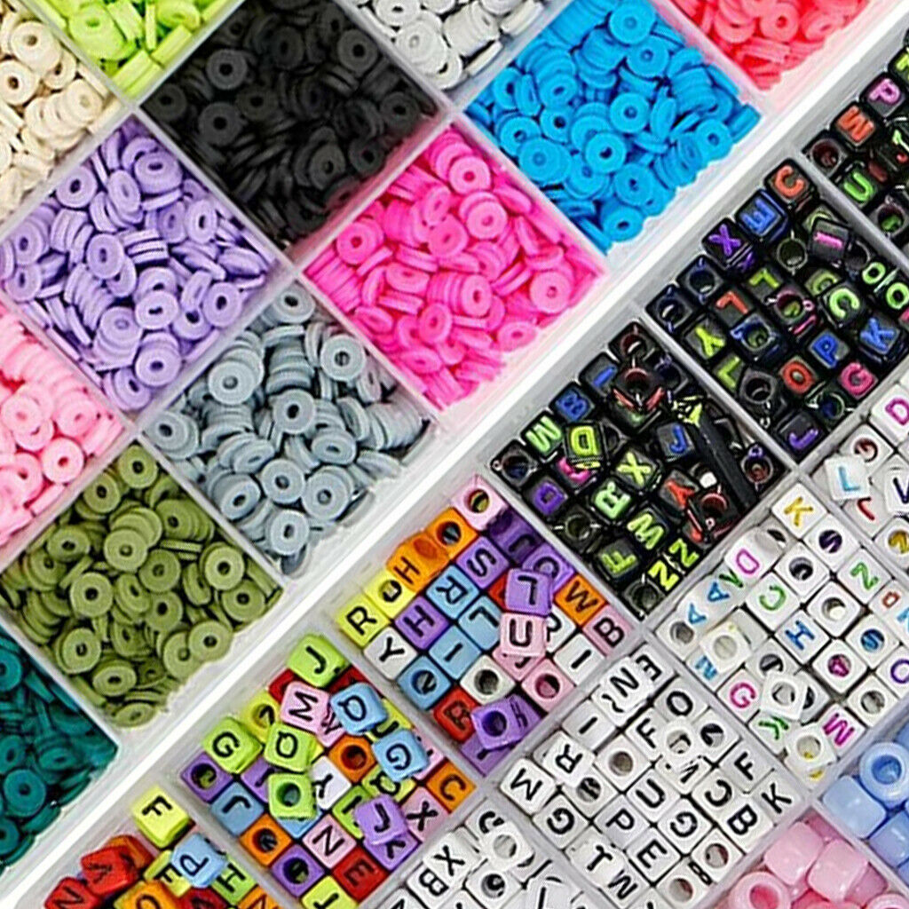 5770 Pcs Clay Heishi Beads Beads Handmade Loose Spacer Beads DIY Craft 6mm