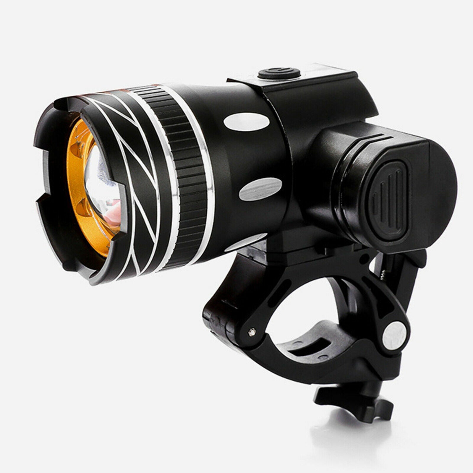LED Headlight USB Rechargeable Cycling Light Lamp for