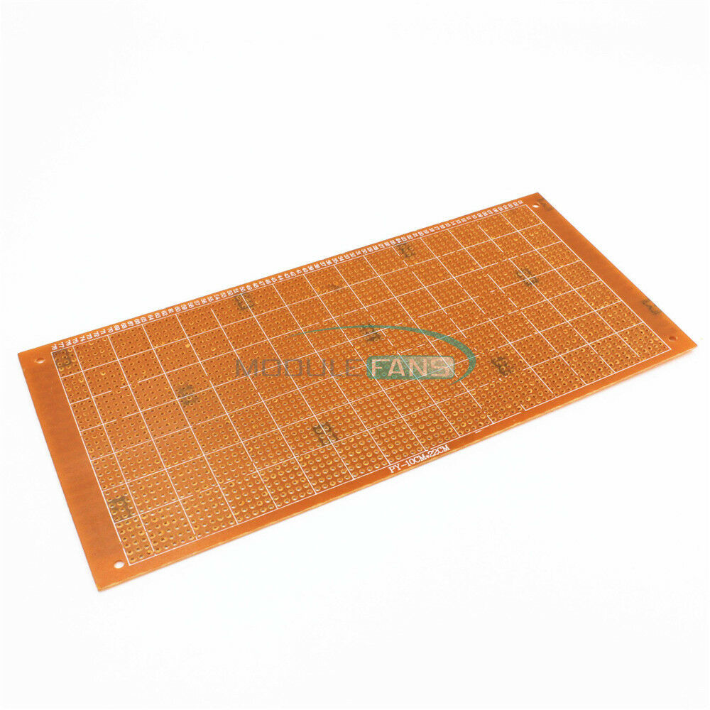 2PCS DIY Prototype Paper Single Side PCB Universal Board 10 x 22cm 10*22 cm