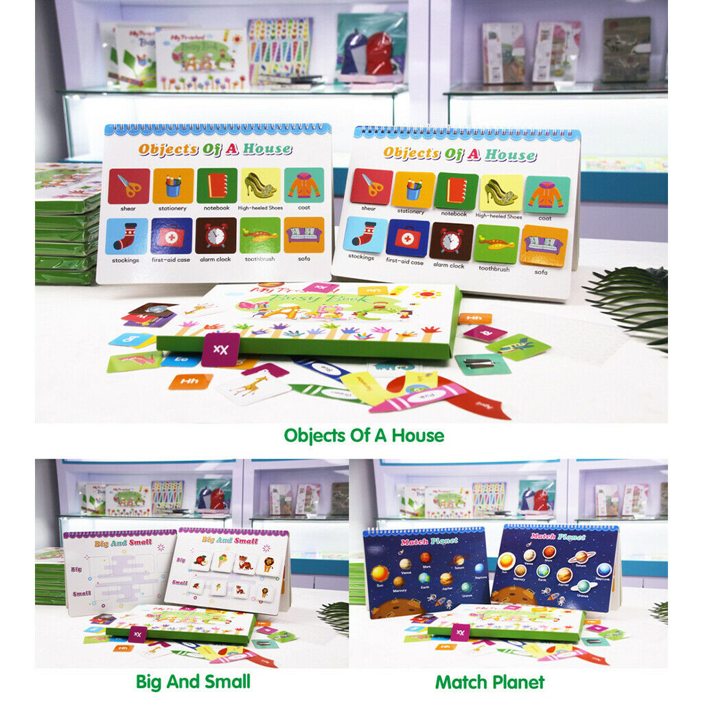 DIY Kids Busy Book Logical Thinking Brain Teaser Learning Colour Cognitive