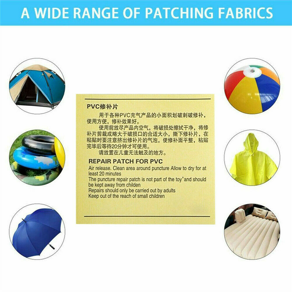 20x Inflatable Tub Swimming Pool Toys Puncture Repair Patch Stickers 7*7CM