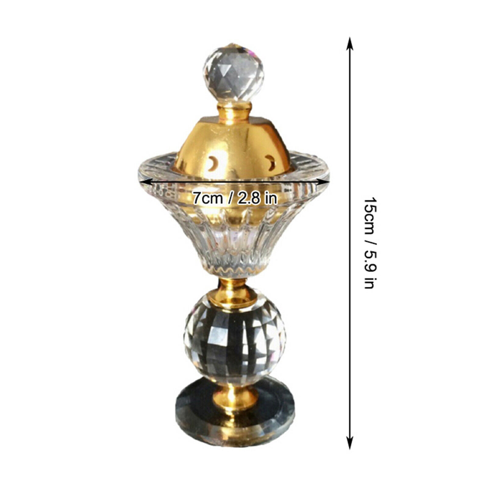 Bakhoor Burner Elegant Arabian Incense Mabkhara Oud Burner Aromatherapy
