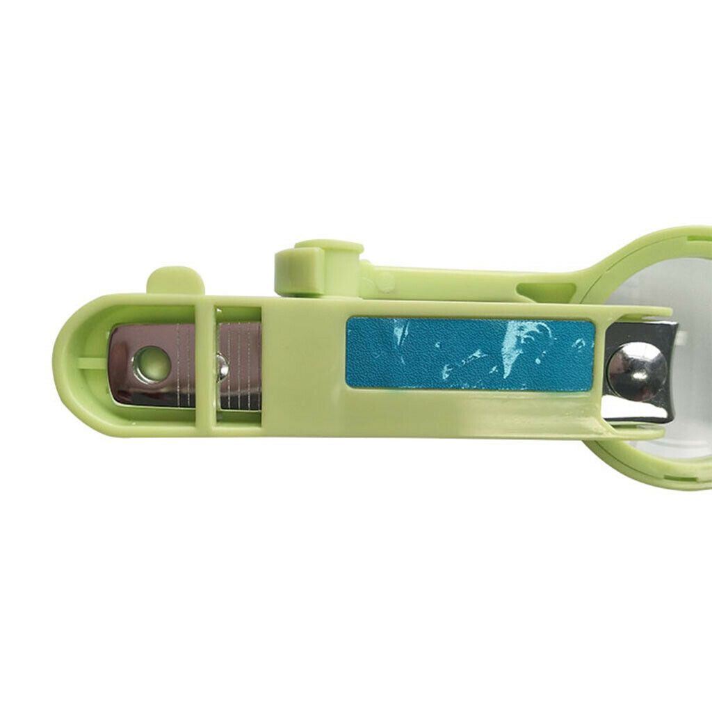 Nail Clipper Files w/ Magnifying Mirror Fingernail Toenail Cutter Trimmer