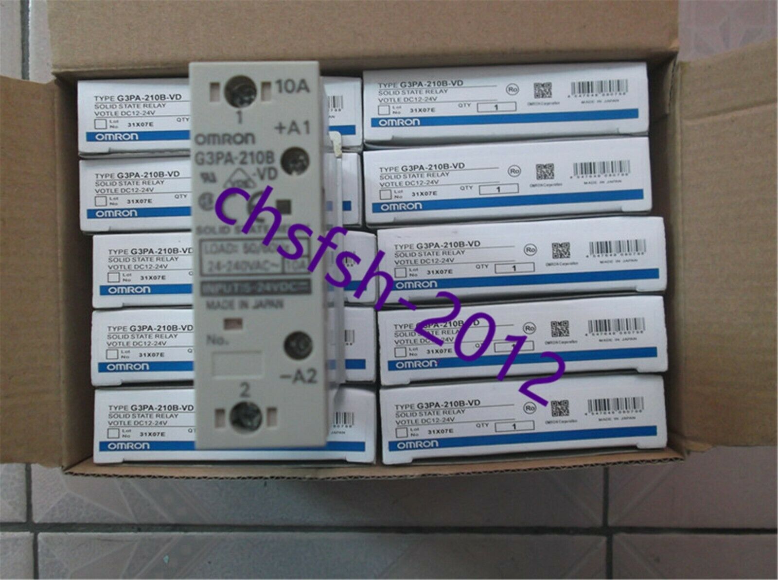 1 pcs New IN Box Omron G3PA-210B-VD solid state relay