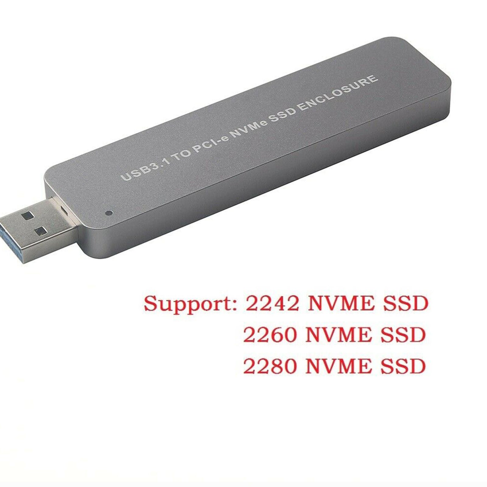 NVMe SSD to USB 3.0 Adapter Converter For PCIE M.2 2280 SSD External Drive new