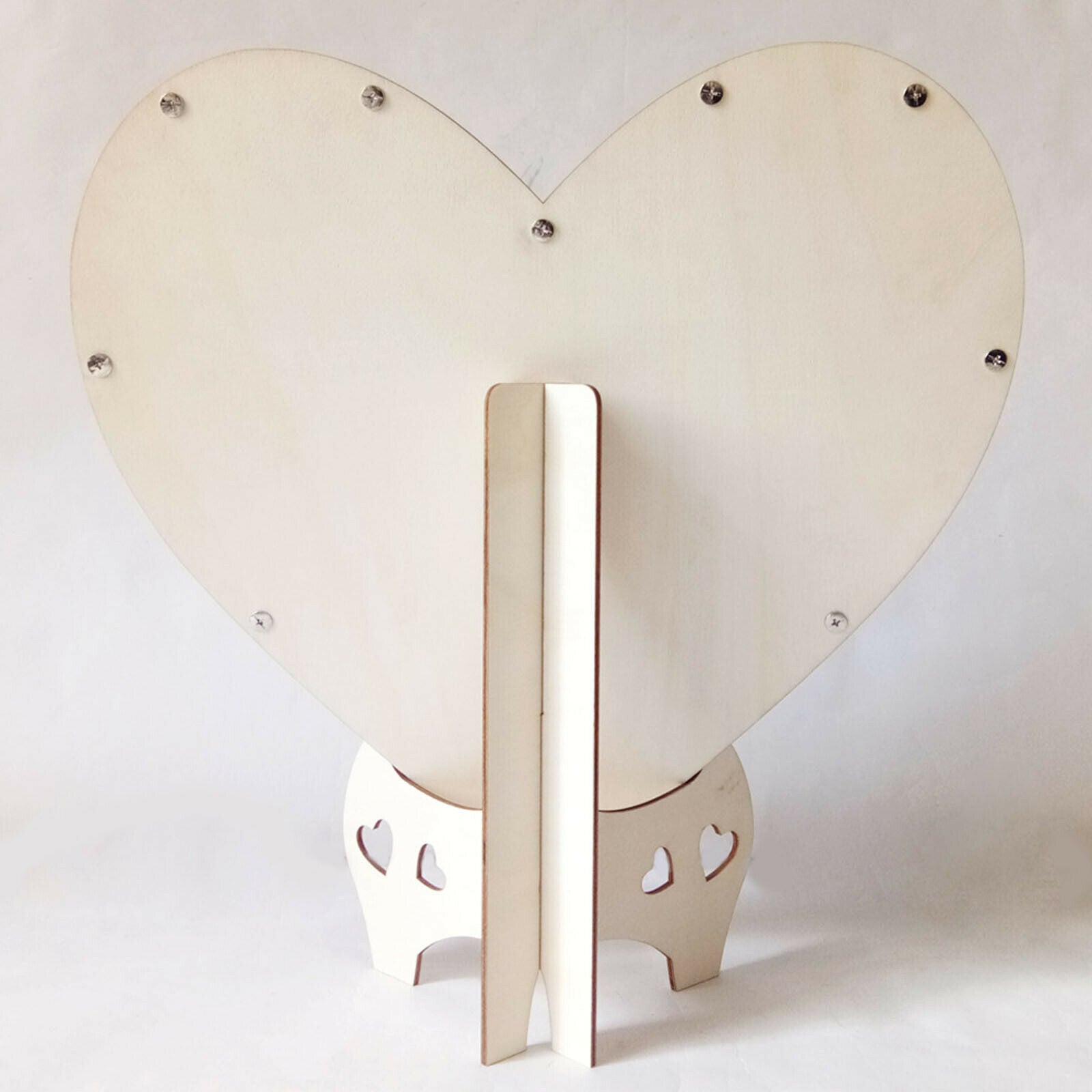 Wooden Wedding Guest Book Boxwood Sign Books Drop Box Decorative Decoration