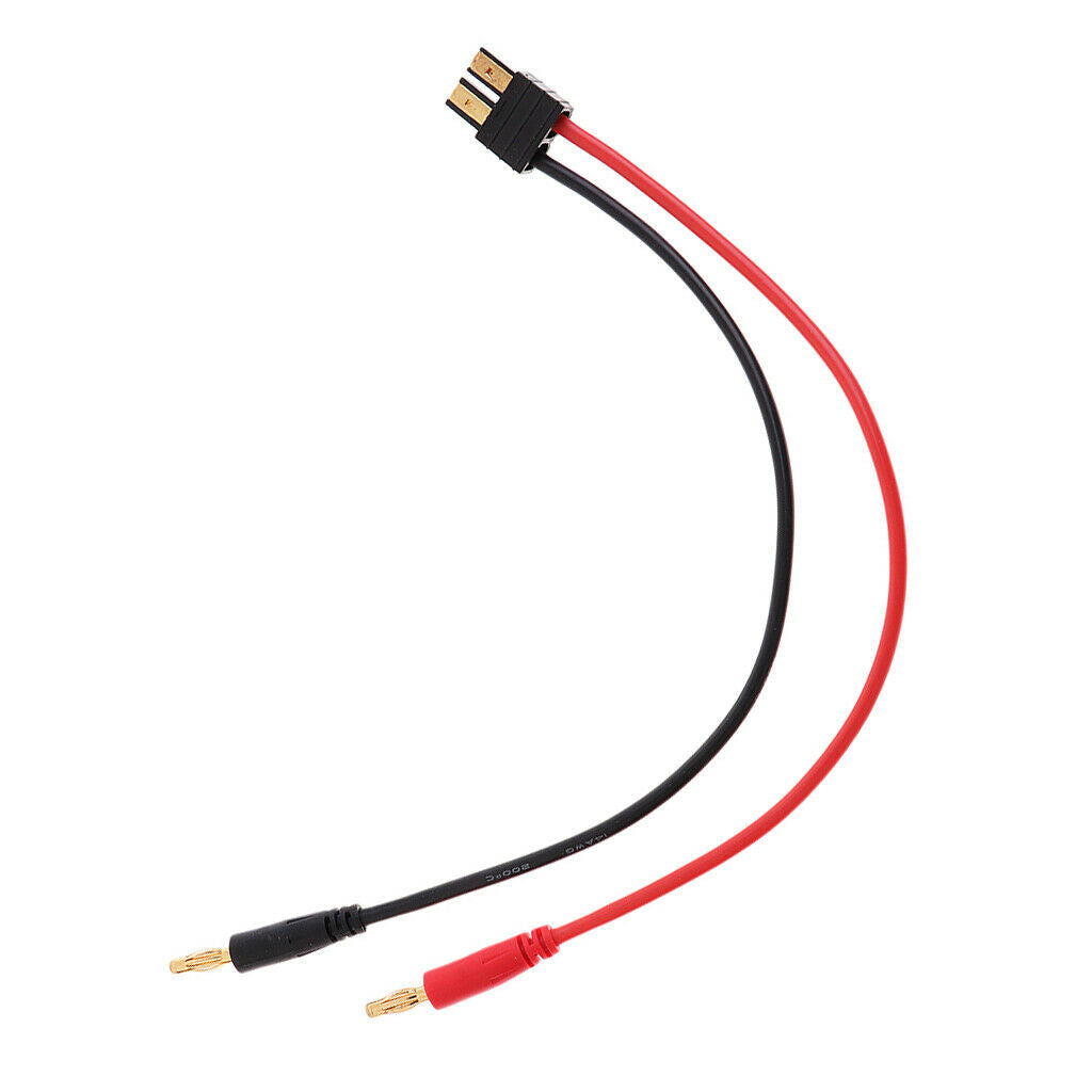 Male to 4.0mm Bullet Banana Male Battery Charging Cable Wire 14AWG 250mm