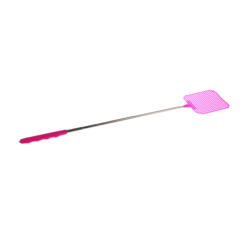 3Pcs/Set Portable Telescopic Extendable Swatter Stainless Steel Fly Killer Anti