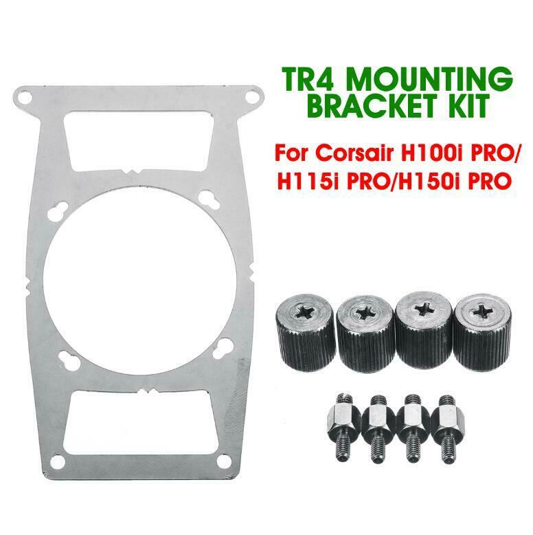 Metal TR4 Mounting Bracket Kit For Corsair Hydro Series H100i H115i H150i PRO