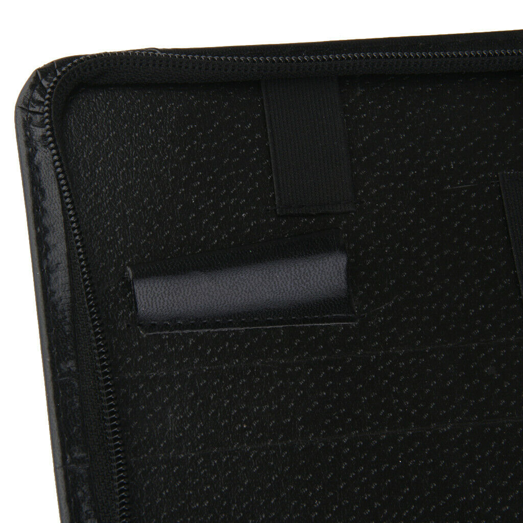 Salon Barber Scissors Tools Hairdresser Grab Handle Bag Black