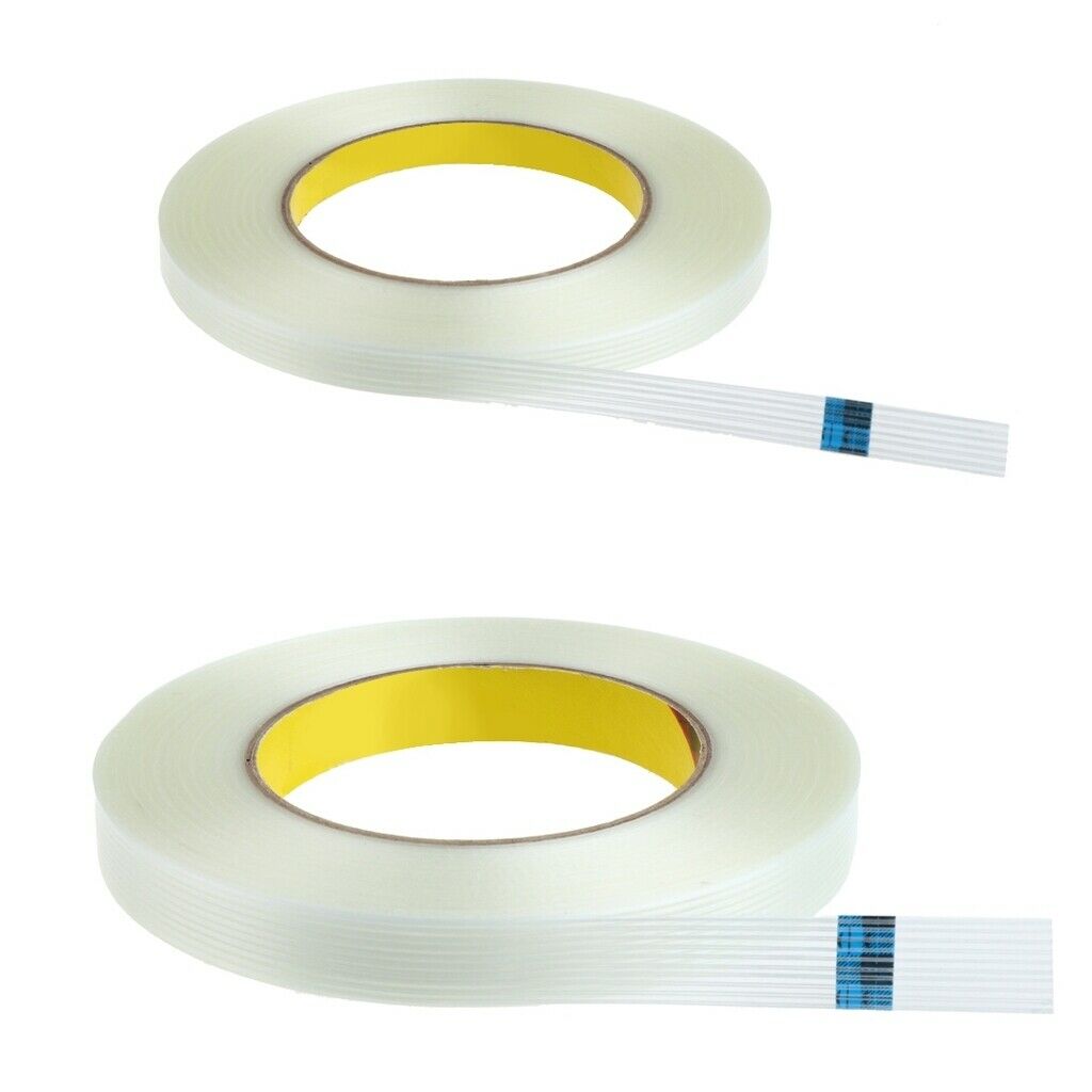 2Pcs Professional Filament Tape 55m Packing Tapes Filament Strapping Tape