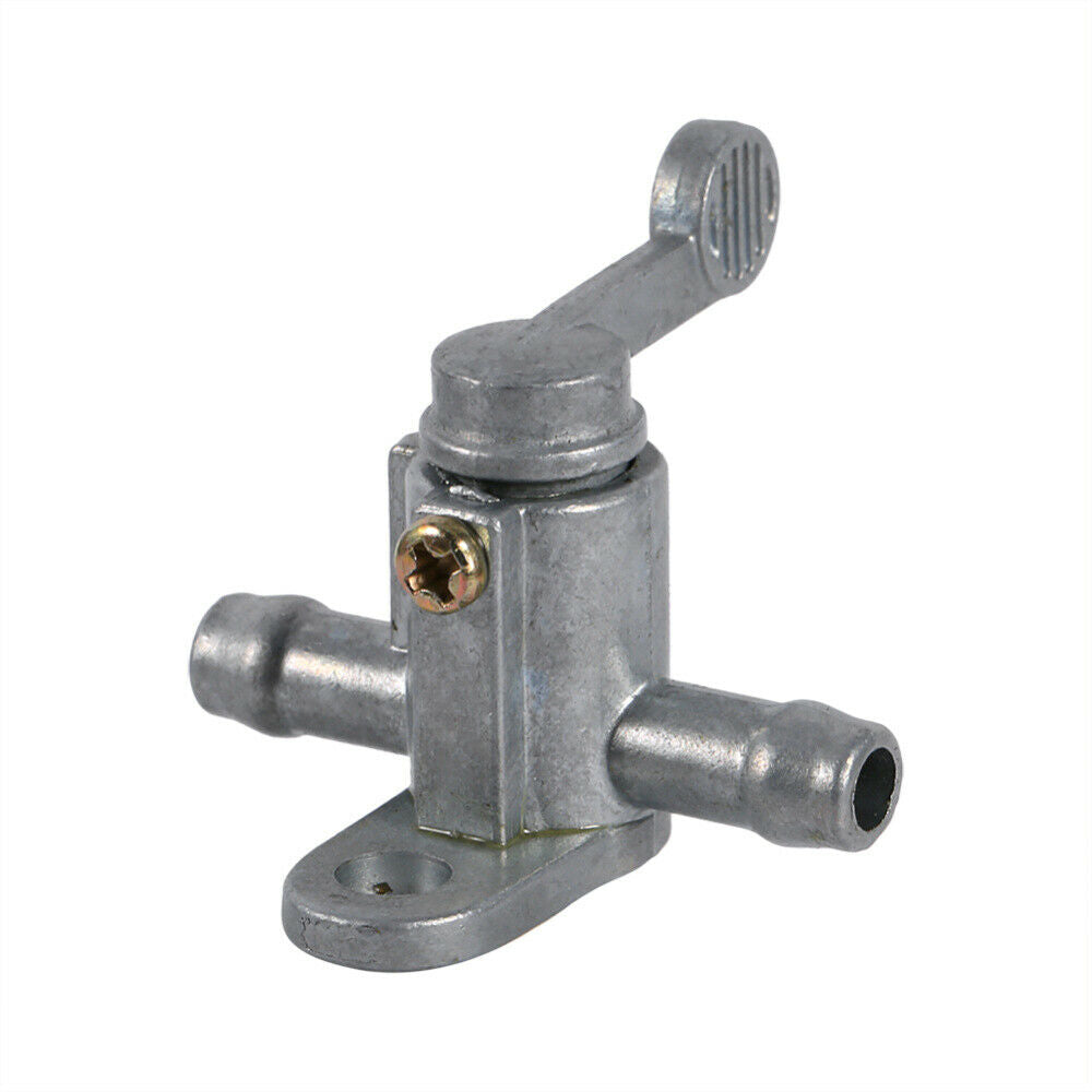 Valve Petcock 5/16 In-Line Straight Fuel Gas Shut Cut Off Tackle For Motorcycle