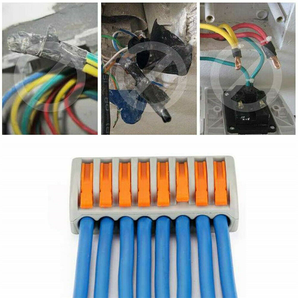 222-418 Lever-Nut,Wire Connectors,Compact Connectors 8 Conductor PCT-218