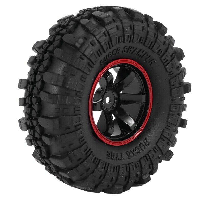 110MM 1.9 Inch Rim Tyre Wheel Tire for 1/10 RC Rock Cler SCX10 D90 4 S2I4