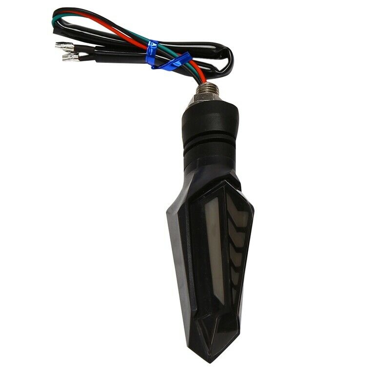 2Pcs Universal Motorcycle Turn Signal Lights Flowing Flicker Led Blinkers I5W2W2