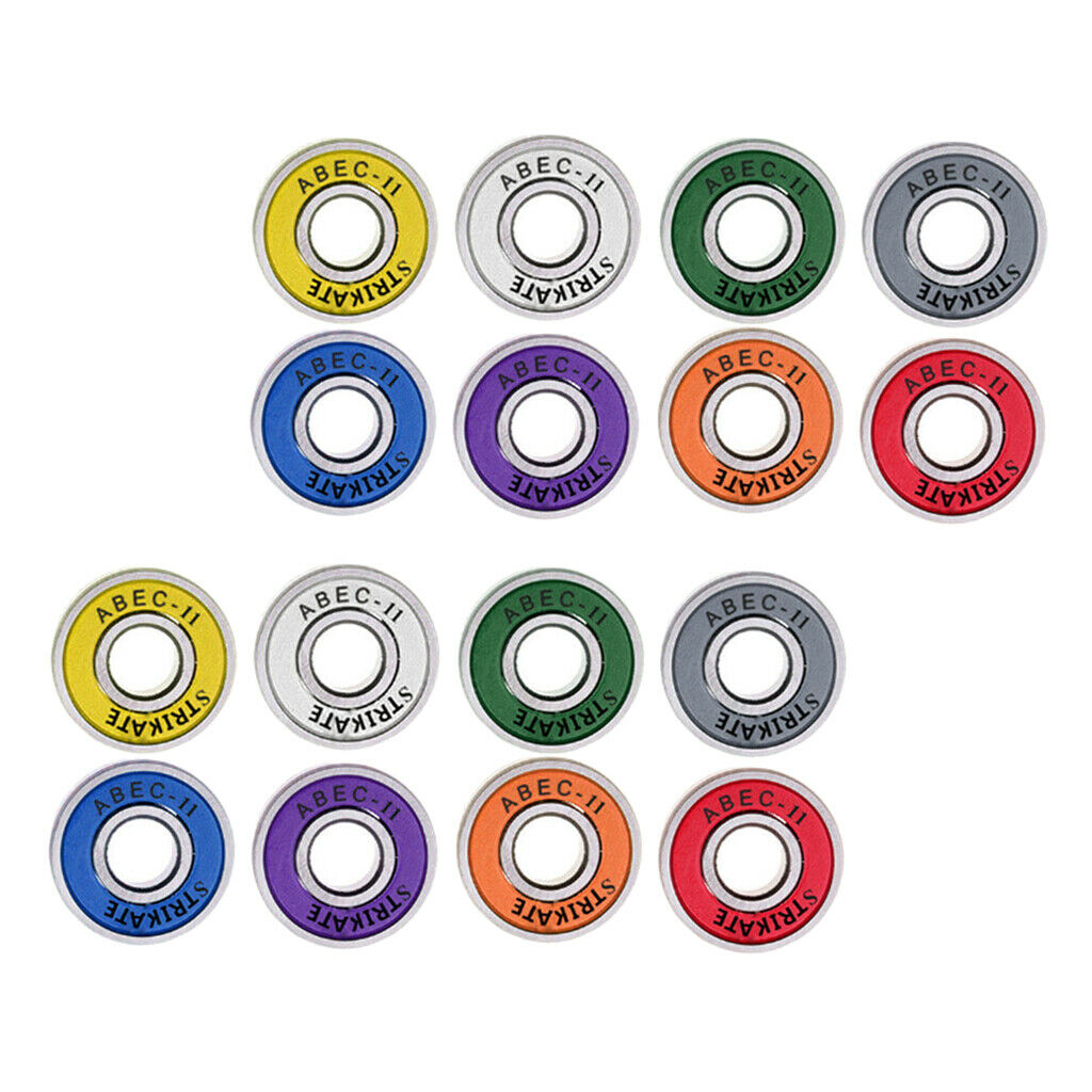 16Pcs Frictionless Abec 11 Skateboard Bearing Rolling Bearings Bearing