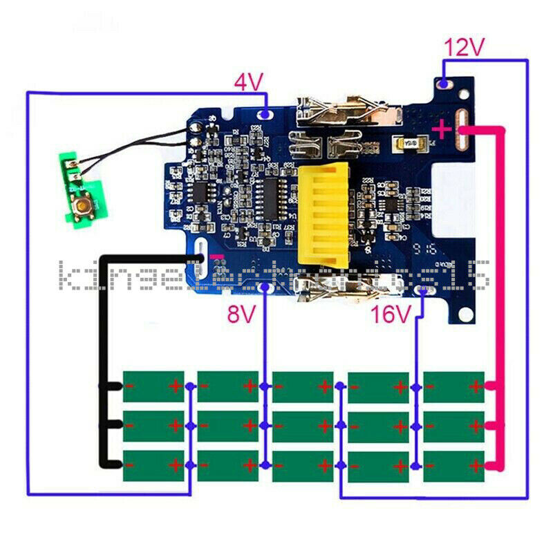 BL1830 Li-Ion battery BMS PCB charge protection board for Makita 18V Elektro