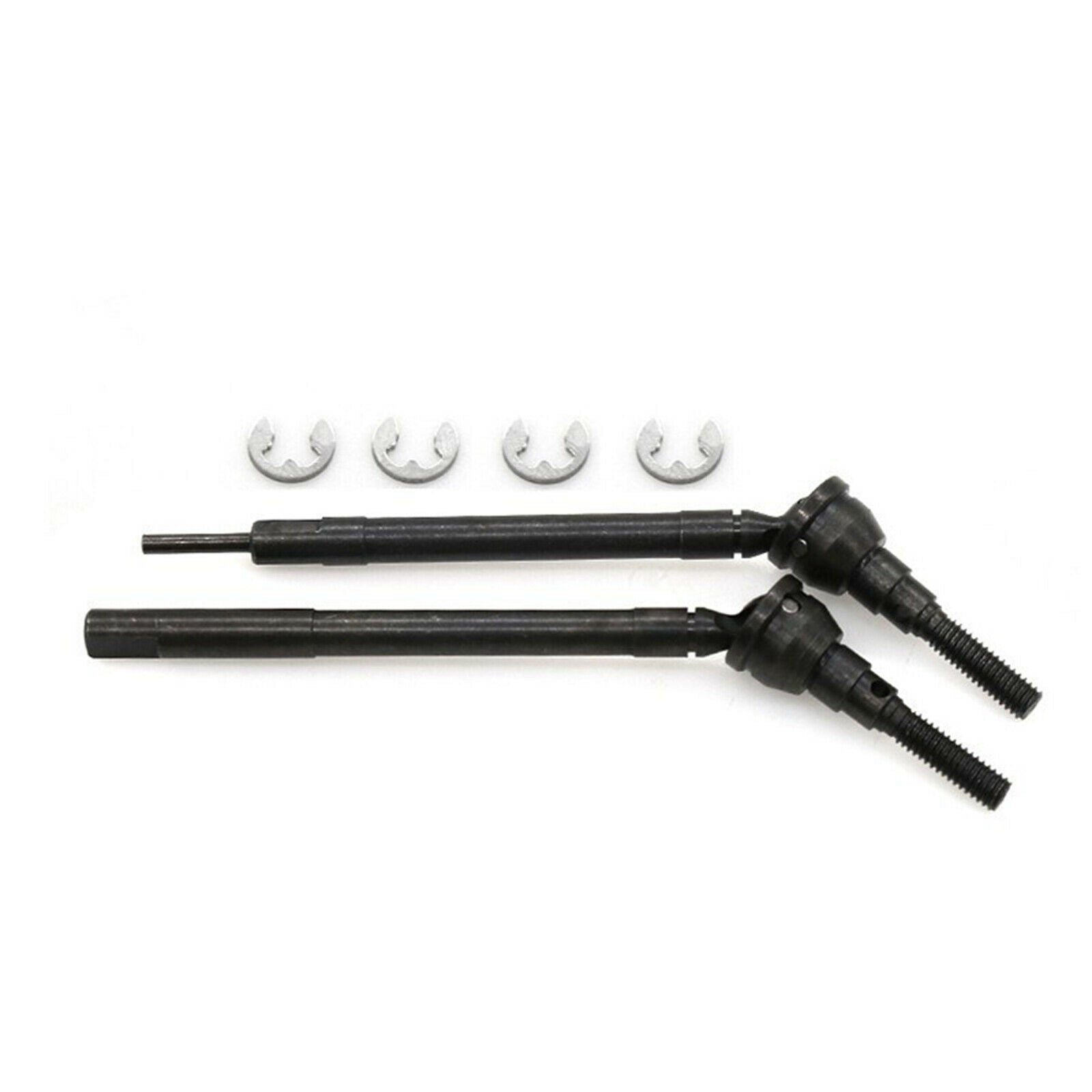 2x RC Car Metal Front Axle CVD Joint Drive Shafts for Tamiya CC02 Vehicles