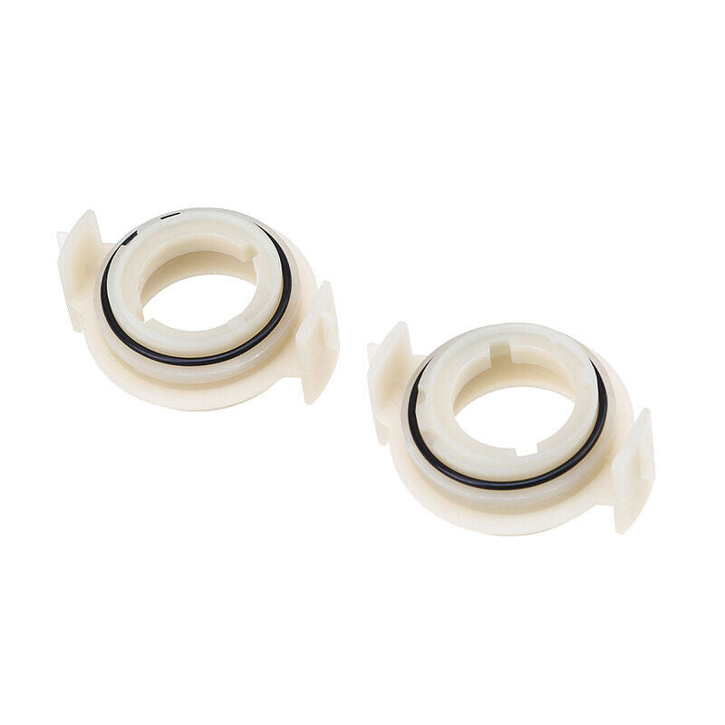 2x H7 LED Headlight Bulb Adapter Holder White forÂ BMW E46 3Series 325i 330i
