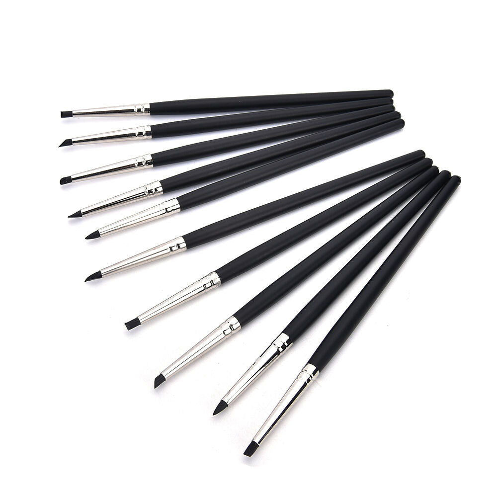 5pcs Silicone Rubber Shapers Polymer Clay Sculpting Modelling Fimo Tools .l8