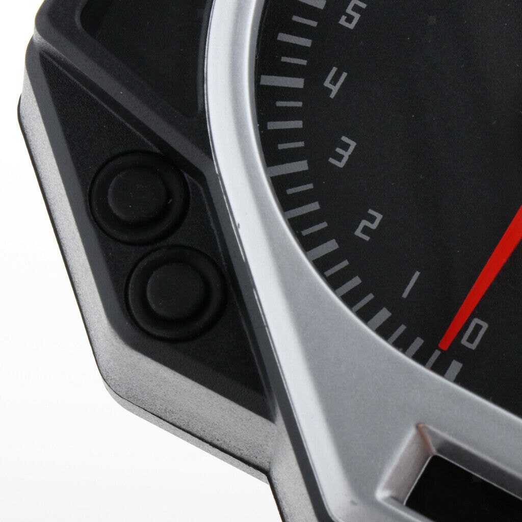 Universal Motorcycle 15000RPM Digital LCD Odometer Speedometer Tachometer