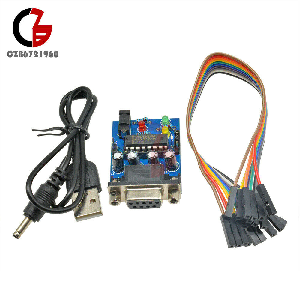 MAX232CPE Transfer Chip Atmega16 RS232 To TTL Converter Module COM Serial Board