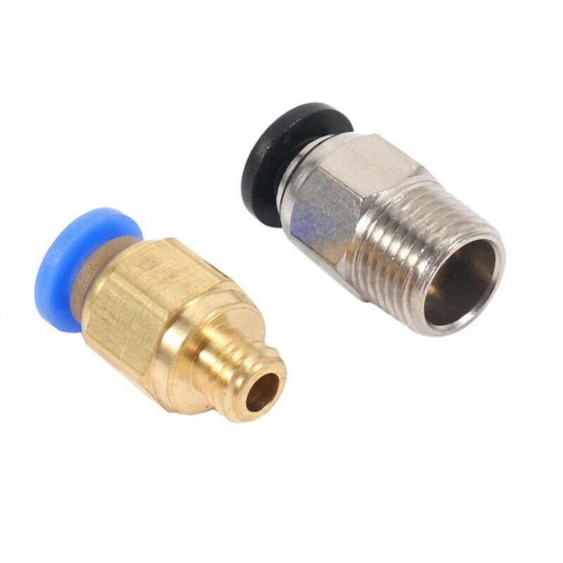 PC4-M10 Straight Pneumatic Fitting Push to Connect + PC4-M6  in Fitting for 3DN6