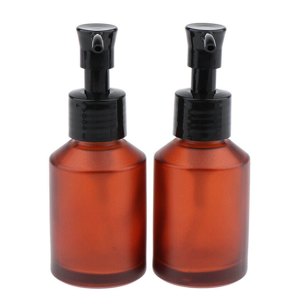 4pcs Travel Refillable Makeup Pump Bottles Lotion