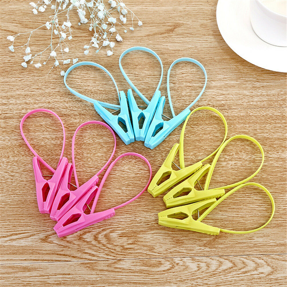 12pcs/set Windproof Clothes Clips Pegs Towel Socks Hanger Racks Clothes Cl.l8