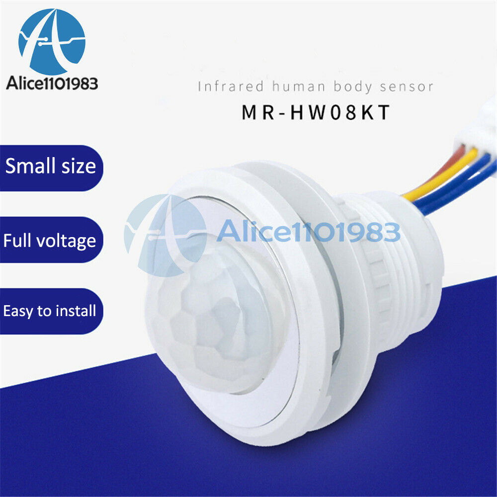 10PCS AC85V-265V PIR Infrared Ray Motion Sensor Light Switch Time Delay Detector