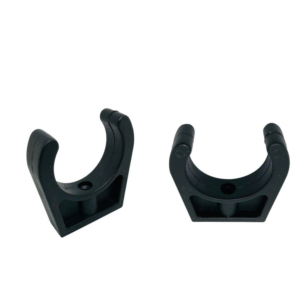 2x Boat Storage Clip for Ladder Paddle Pole Light Hook Storage Clip Black
