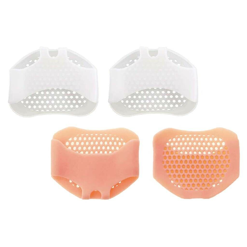 10 Pairs Honeycomb Ball of Foot Pads Reusable Metatarsal Pads for Foot Pain