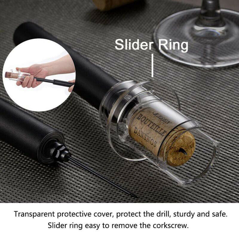 Red Wine Openers Air Pressure Cork Popper Bottle Pumps Corks Screw Open W.l8