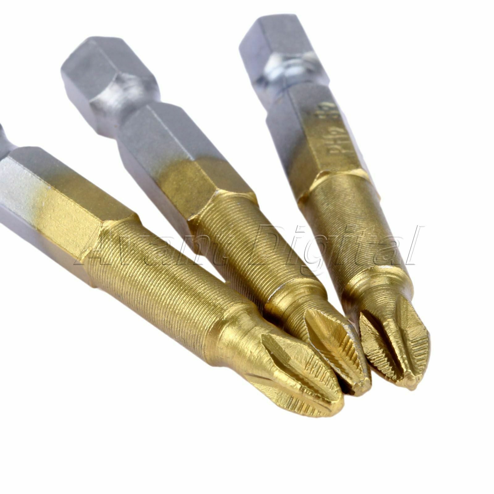 Chrome Vanadium alloy Steel Cross Head PH2 Screwdriver Bits Cross Head 10pcs/set