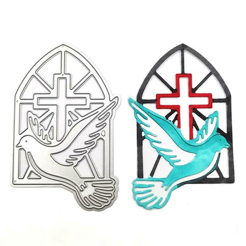 Christian Peace Dove Metal Cutting Dies Stencil Scrapbooking DIY Album Stamp