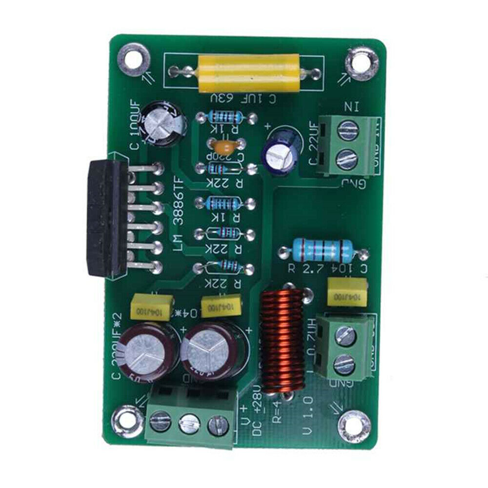 HiFi LM3886TF Mono 68W 4Î© Audio Power Amplifier Board AMP 50W/38W 8Î© Board