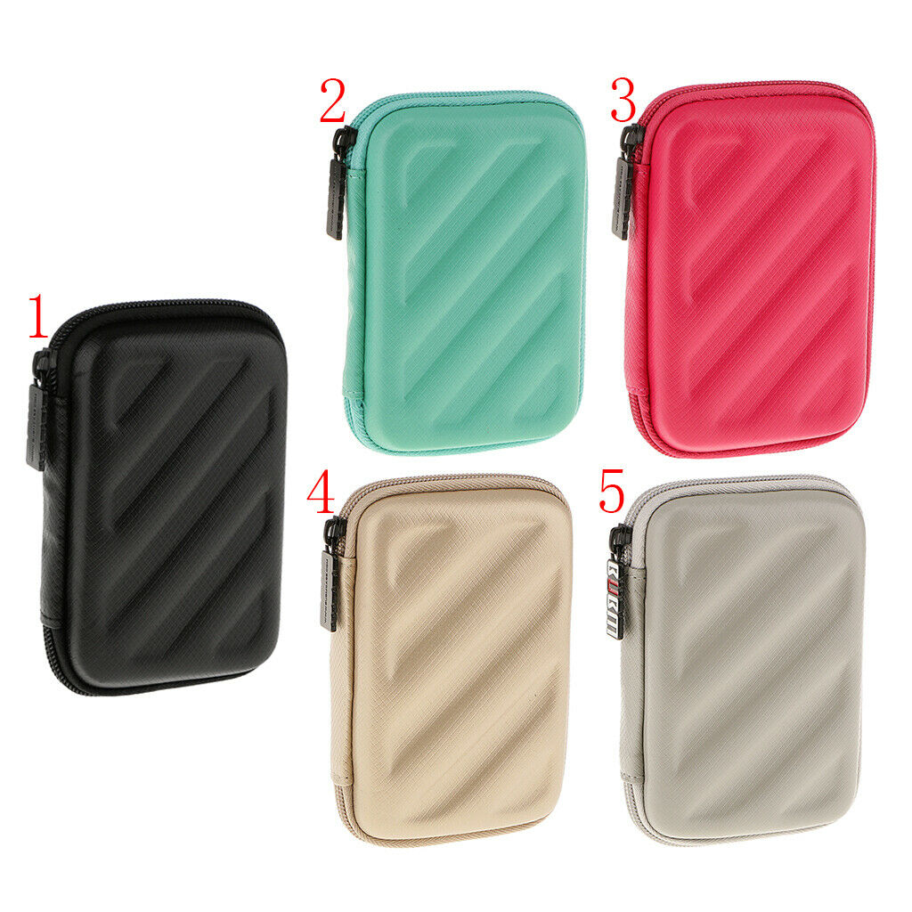 2.5inch External USB Hard Drive Disk HDD Carry Case Cover Pouch Bag -Black