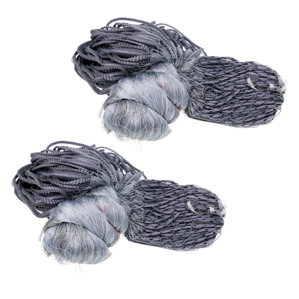 2x Nylon Fishing Gill Net   Gillnet for Fishermen Sticky Net Fishing Trap