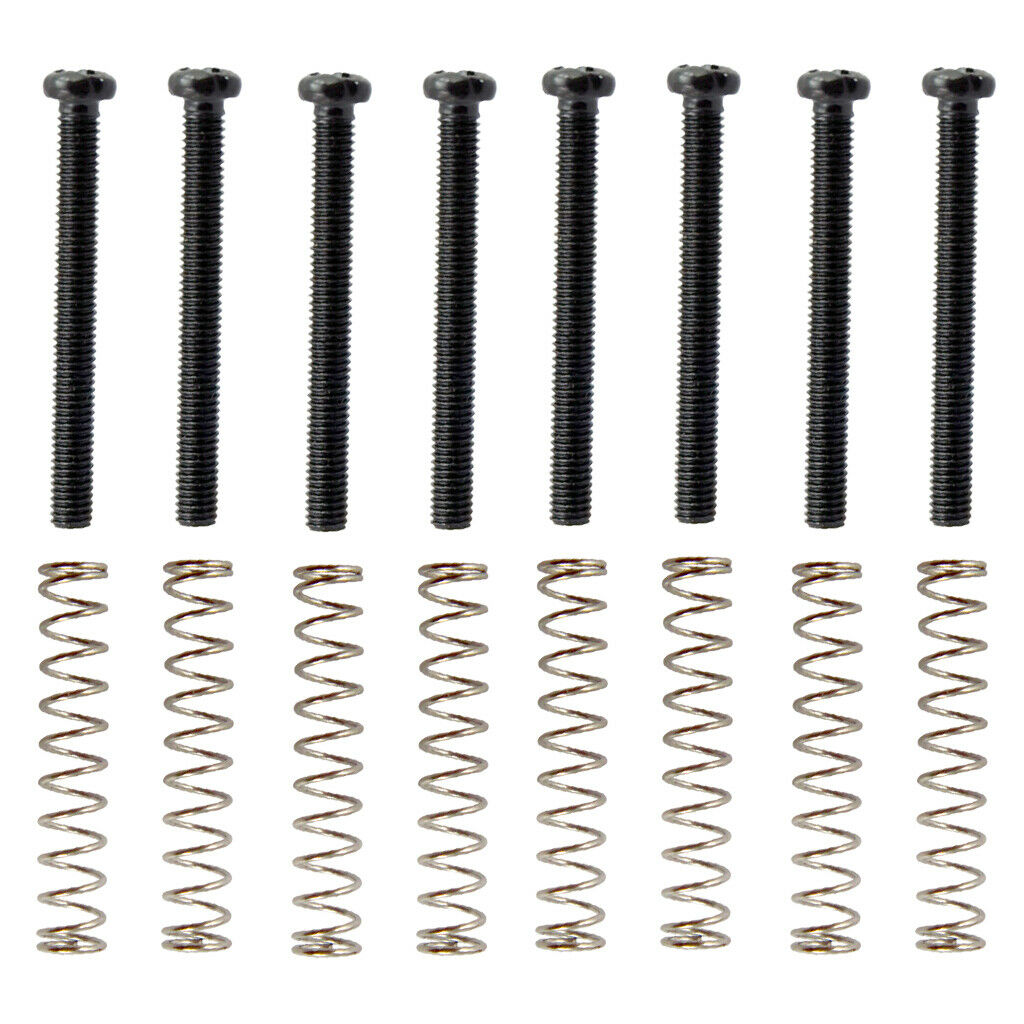The Humbucker double coil pickup frame screws springs for the