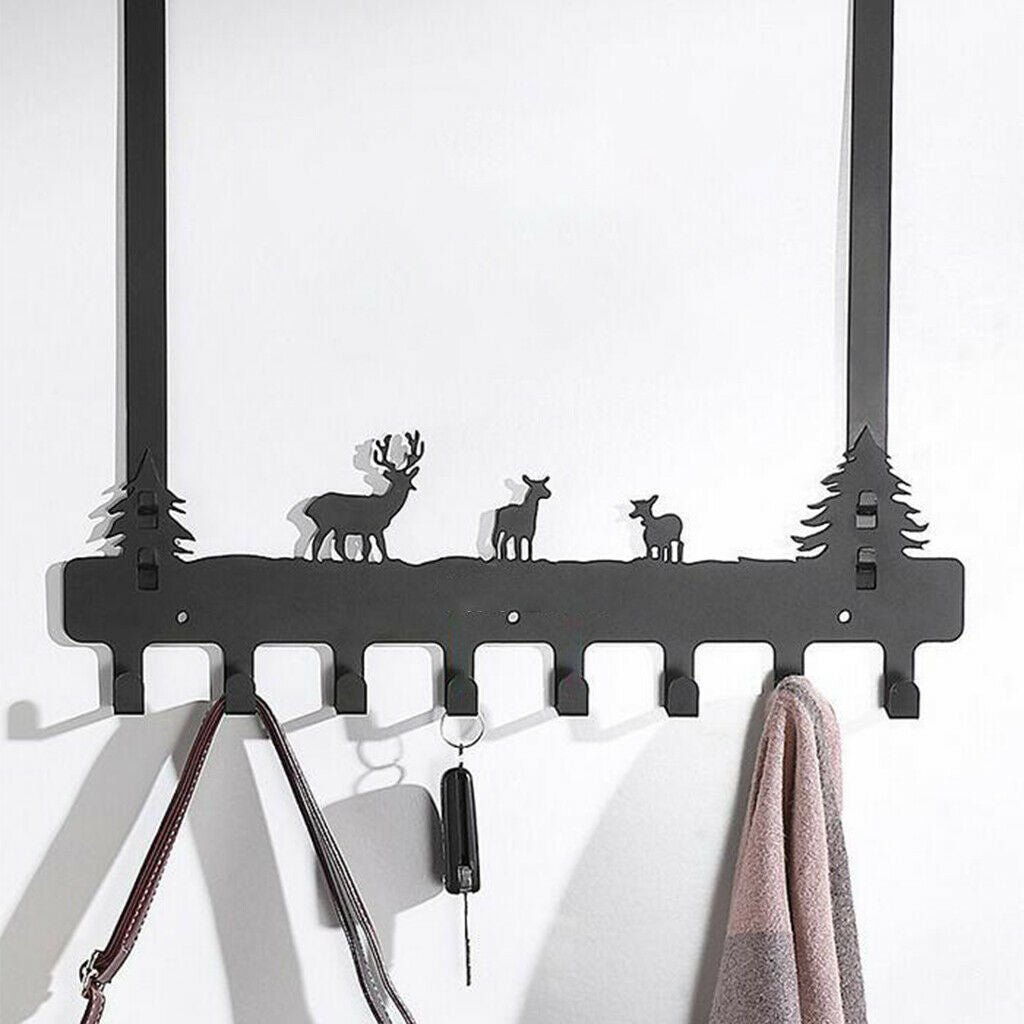 Over The Door Hooks Hanger Rust-Proof Sturdy Hanging Storage Rack for Bag