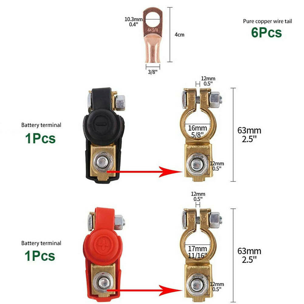 Auto Accessories Battery Terminal Car Vehicle Quick Connector Cable Clamp Clip