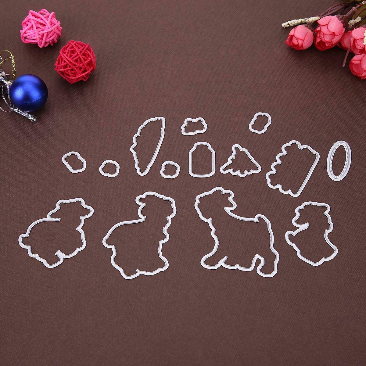 Goat Silicone Stamps Carbon Steel Cutting Dies Stencil Scrapbook Album @