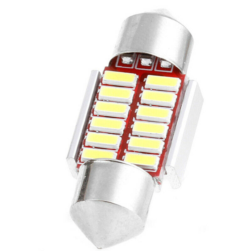 2Pcs 31mm 4014 12SMD C5W Car LED Light Canbus Dome Interior Reading Lamp.l8