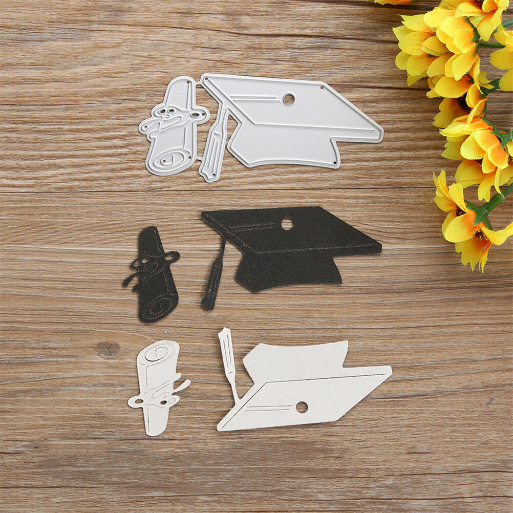 Doctor Cap Design Metal Cutting Dies For DIY Scrapbooking Album Paper Card.l8