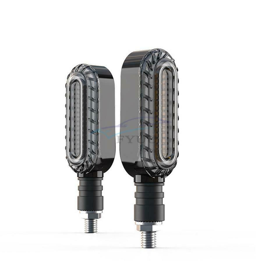 4 × Wear-resistant Motorcycle Daytime Running Lights DRL Flasher Stop Tail Light