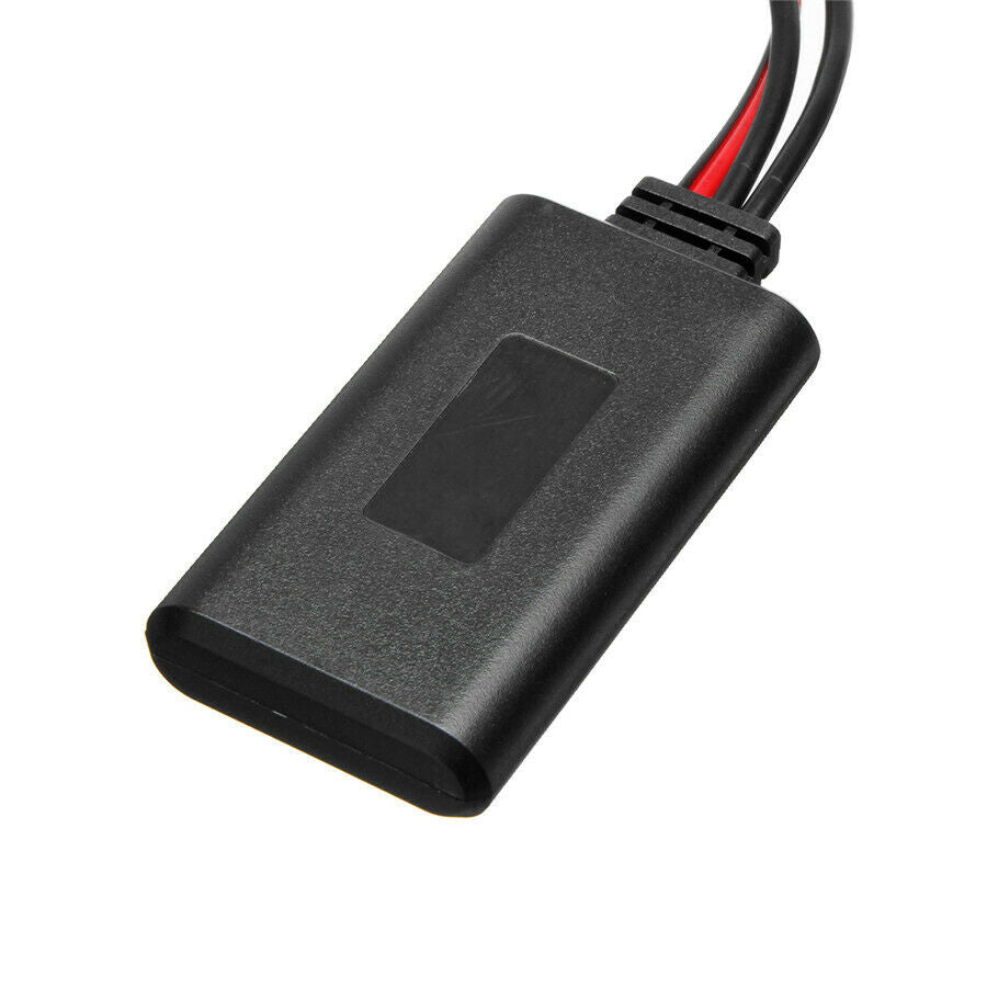 12V Bluetooth 2RCA AUX Cable Adapter Black+Red+White Stable Can Connect Phone