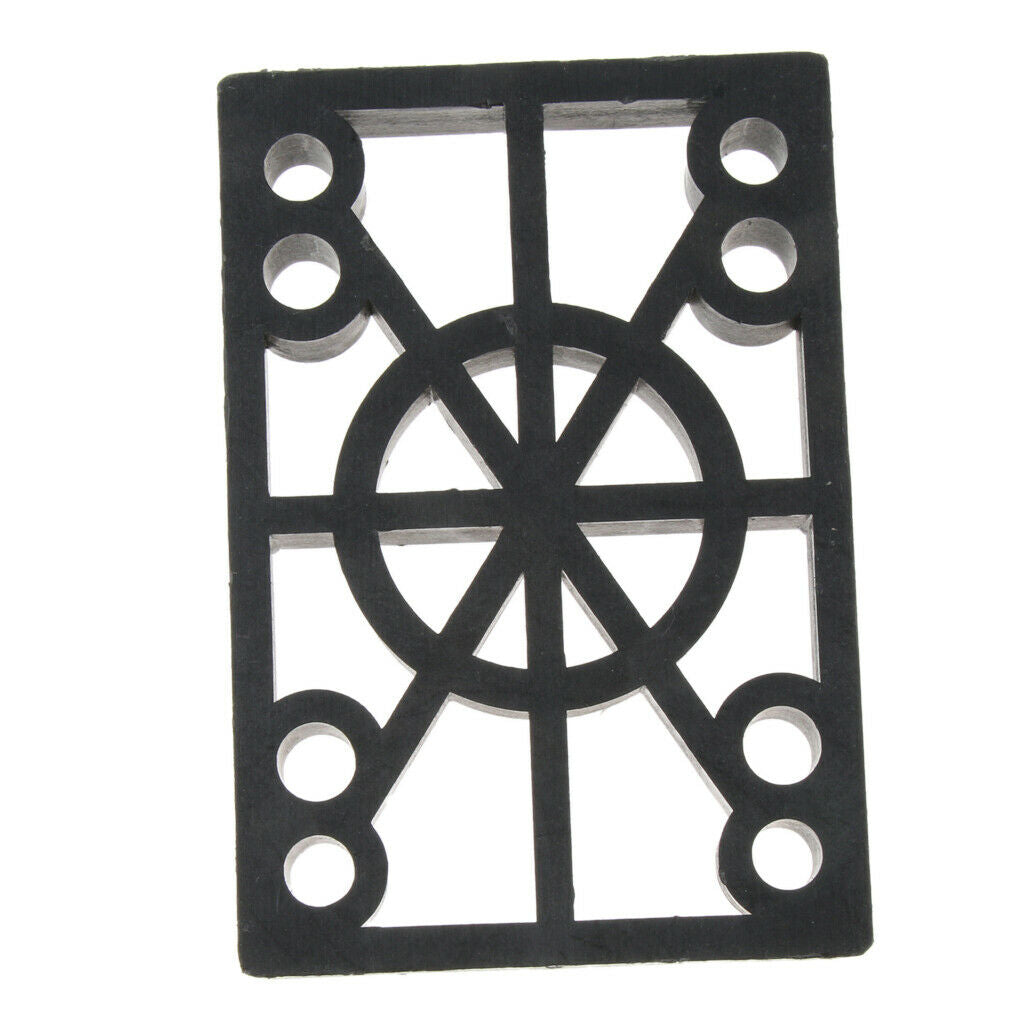 10X 2 Pcs Skateboard Riser Pads Longboard Rise Pads, Soft Longboard Shockpads,