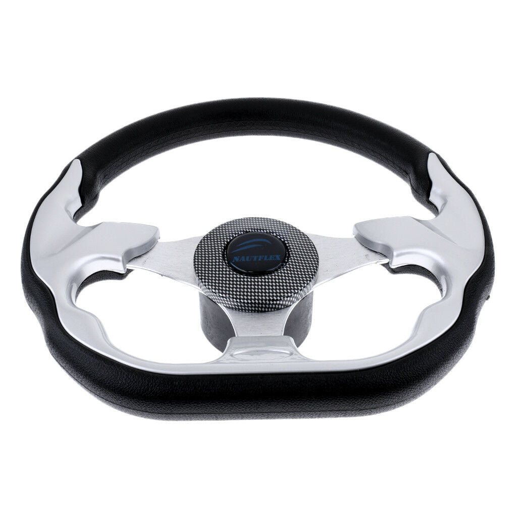 310mm 3 Spoke 3/4" Marine Yacht Fishing Boat Steering Wheel & Soft Grip