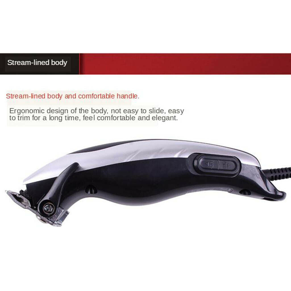 Electric Hair Clippers Kit Kids Hair Cutting Kit Black Men's Grooming Kit